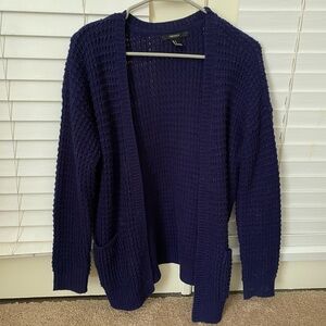 Forever 21 Deep Blue Cardigan